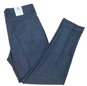 Zara~Men's Size 32 (35×29)~Gray Dress Pants Wrinkle Recovery, Relax Fit Stretch